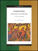 The Rite of Spring Orchestra Scores/Parts sheet music cover